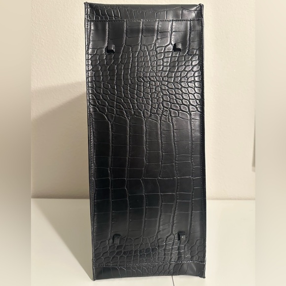Beis work tote in Black Croc - Picture 5 of 7